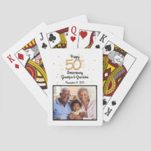 Alles Gute zum 50. Anniv. Opa und Oma Personalisie