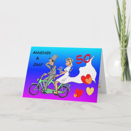 Alles Gute zum 50. Geburtstag! Grußkarte Karte (Vorderseite)