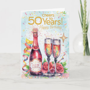 Alles Gute zum 50. Geburtstag Karte