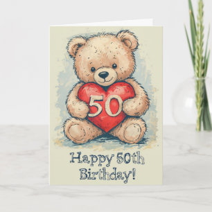 Alles Gute zum 50. Geburtstag Karte