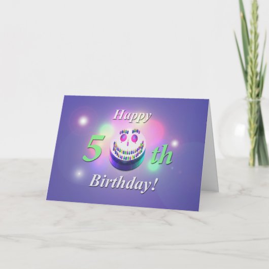 Alles Gute zum 50. Geburtstag Karte (Vorderseite)