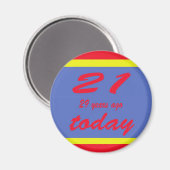 Alles Gute zum 50. Geburtstag Magnet (Vorderseite/Rückseite)