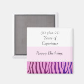 Alles Gute zum 50. Geburtstag Magnet (Vorderseite/Rückseite)