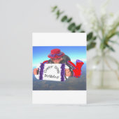 Alles Gute zum 50. Geburtstag Postkarte (Stehend Vorderseite)