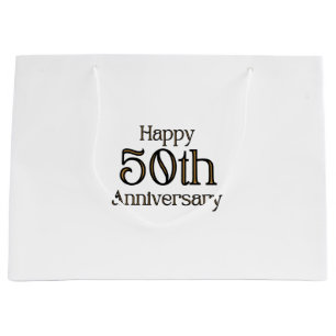 Alles Gute zum 50. Jahrestag Große Geschenktüte