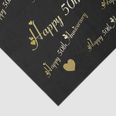 Alles Gute zum 50. Jahrestag Seidenpapier (Ausschnitt)