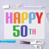 Alles Gute zum 50. Seidenpapier (Handwerk)