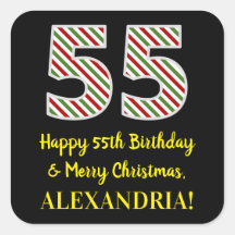 Alles Gute zum 55. Geburtstag & Frohe Weihnachten,