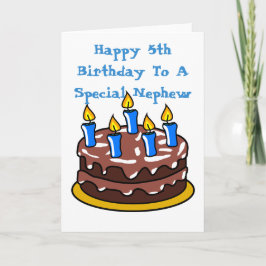 Alles Gute zum 5. Geburtstag für einen besonderen  Karte