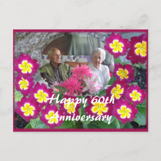 Alles Gute zum 60. Geburtstag der Postkarte. Postkarte