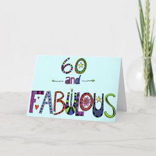 Alles Gute zum 60. Geburtstag - Geburtstagsblasen Karte