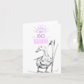 Alles Gute zum 60. Geburtstag Karte (Vorderseite)