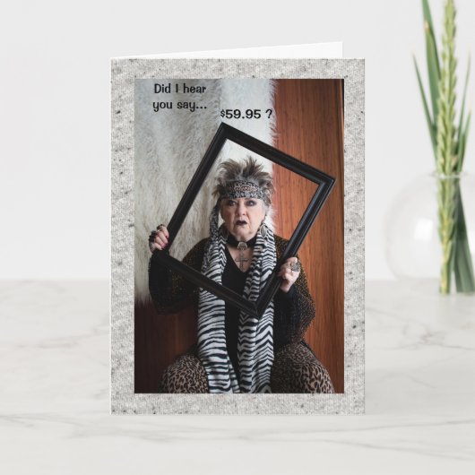 Alles Gute zum 60. Geburtstag mit humorvoller Dreh Karte (Vorderseite)