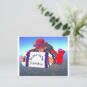 Alles Gute zum 60. Geburtstag Postkarte (Stehend Vorderseite)