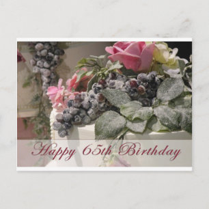 Alles Gute zum 65. Geburtstag Postkarte