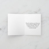 Alles Gute zum 70. Geburtstag Karte (Innenseite)