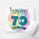 Alles Gute zum 70. Geburtstag Mousepad (Mit Mouse)