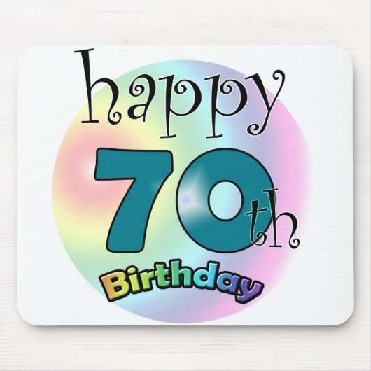 Alles Gute zum 70. Geburtstag Mousepad (Vorne)