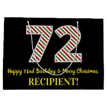 Alles Gute zum 72. Geburtstag & Frohe Weihnachten,