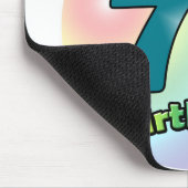 Alles Gute zum 75. Geburtstag (blauw) Mousepad (Ecke)