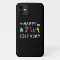 Alles Gute zum 7. Geburtstag. 7 Jahre alt.