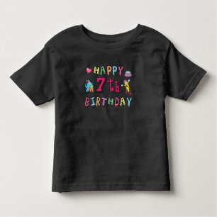 Alles Gute zum 7. Geburtstag. 7 Jahre alt. Kleinkind T-shirt