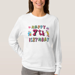 Alles Gute zum 7. Geburtstag. 7 Jahre alt. T-Shirt