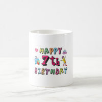 Alles Gute zum 7. Geburtstag, 7 Jahre alt wünscht