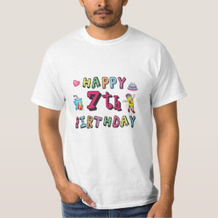 Alles Gute zum 7. Geburtstag, 7 Jahre alt wünscht T-Shirt