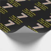 Alles Gute zum 7. Geburtstag & Frohe Weihnachten, Geschenkpapier (Ecke)