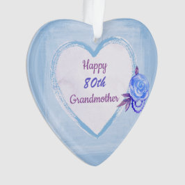 Alles Gute zum 80. Geburtstag Großmutter Ornament