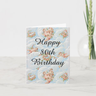 Alles Gute zum 80. Geburtstag. Karte