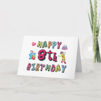 Alles Gute zum 8. Geburtstag. 8 Jahre täglich.