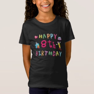 Alles Gute zum 8. Geburtstag. 8 Jahre täglich. T-Shirt