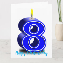 Alles Gute zum 8. Geburtstag Karte