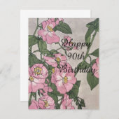 Alles Gute zum 90. Geburtstag (Vorne/Hinten)