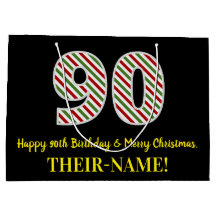 Alles Gute zum 90. Geburtstag & Frohe Weihnachten,