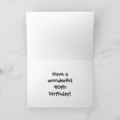 Alles Gute zum 90. Geburtstag! Karte (Innenseite)