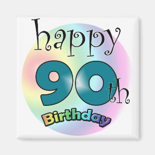 Alles Gute zum 90. Geburtstag Magnet