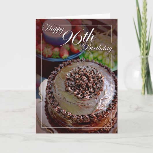 Alles Gute zum 96. Geburtstag Karte (Vorderseite)