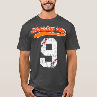 Alles Gute zum 9. Geburtstag Baseball-Geschenk Jun T-Shirt