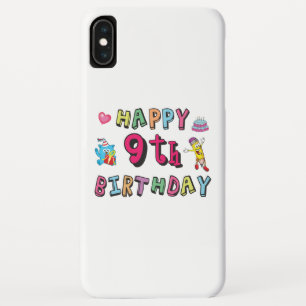 Alles Gute zum 9. Geburtstag für 9-jährige Kinder Case-Mate iPhone Hülle