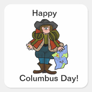 Alles Gute zum Columbus Day Stickers - Ver. 2