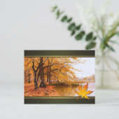 Alles Gute zum Erntedankfest. Fine Art Postcard Postkarte (Stehend Vorderseite)