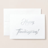 Alles Gute zum Erntedankfest! Folienkarte (Vorderseite mit Umschlag)