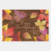 Alles Gute zum Erntedankfest! Friendsgiving JAZZ R Geschenkpapier Set (Vorderseite 2)