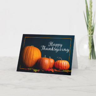 Alles Gute zum Erntedankfest für alle Pumpkins Feiertagskarte