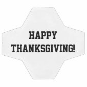 Alles Gute zum Erntedankfest! Fußball schwarz und  (Flach)