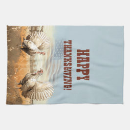 Alles Gute zum Erntedankfest! Geschenk des bearbei Geschirrtuch