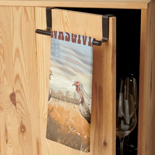 Alles Gute zum Erntedankfest! Geschenk des bearbei Geschirrtuch (Drittel gefaltet)